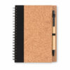Carnet en liège avec stylo Sonora Pluscork
