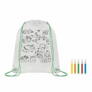 Sac à cordon non tissé Carrydraw – vue 3