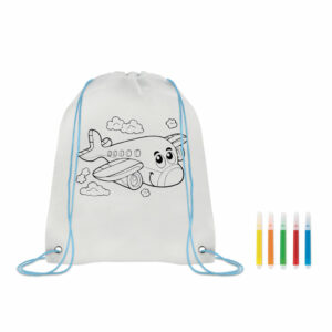 Sac à cordon non tissé Carrydraw – vue 4
