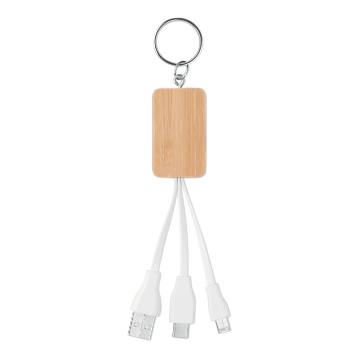 Câble Bambou 3 en 1 Clauer Câble Bambou 3 en 1 Clauer