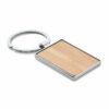 Porte-clés rectangle en bambou Bendigo