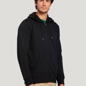 Sweat zippé à capuche en coton bio fabriqué en France Montaigne