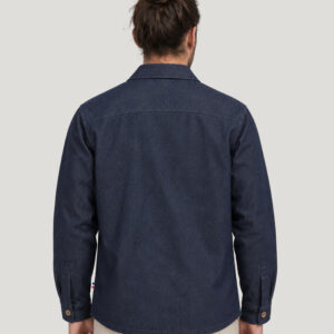 Surchemise en denim unisexe fabriquée en France Montesquieu – vue 2