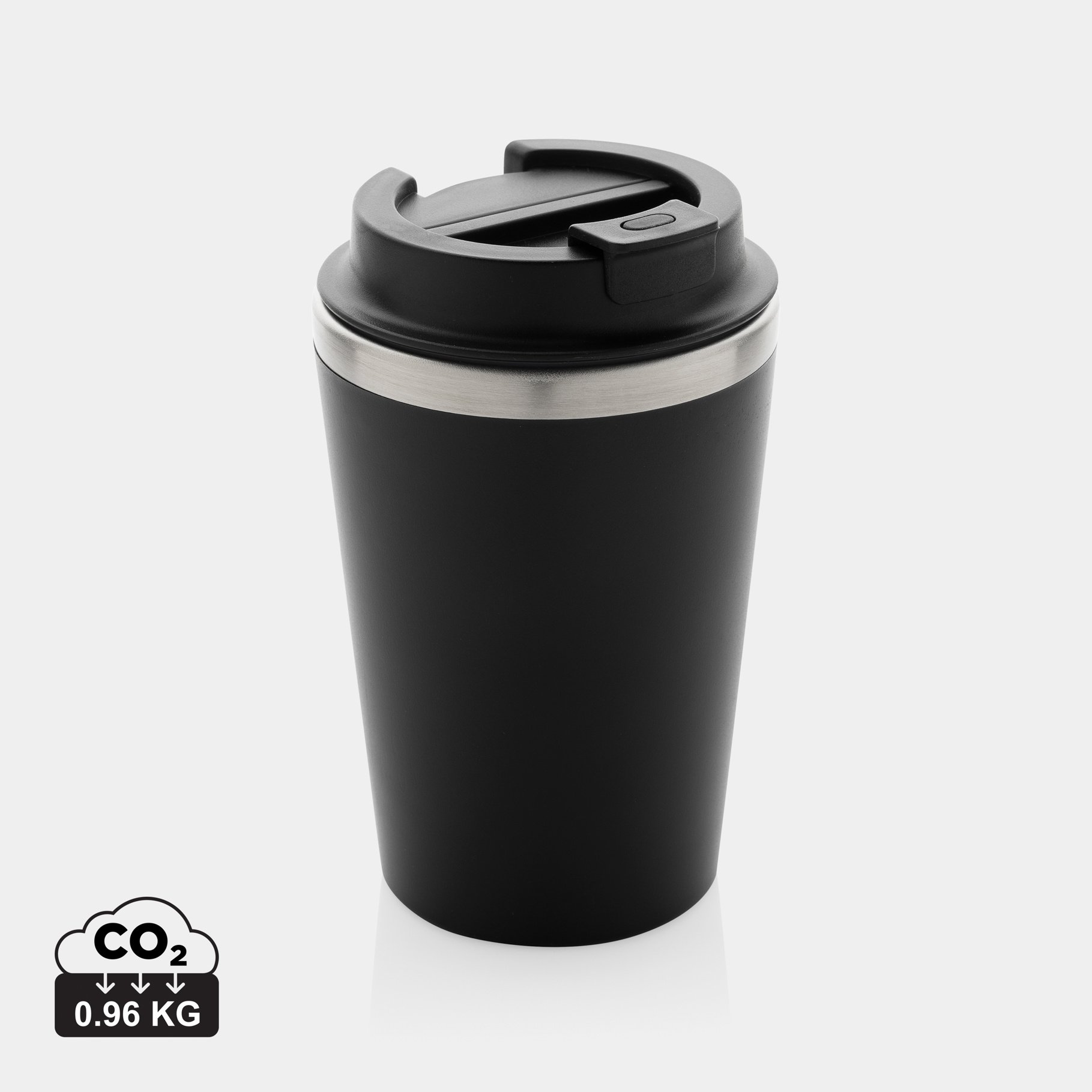 Mug 350ml à double paroi en PP recyclé RCS Java Mug 350ml à double paroi en PP recyclé RCS Java