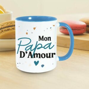 Mug Bleu Mon Papa d'Amour