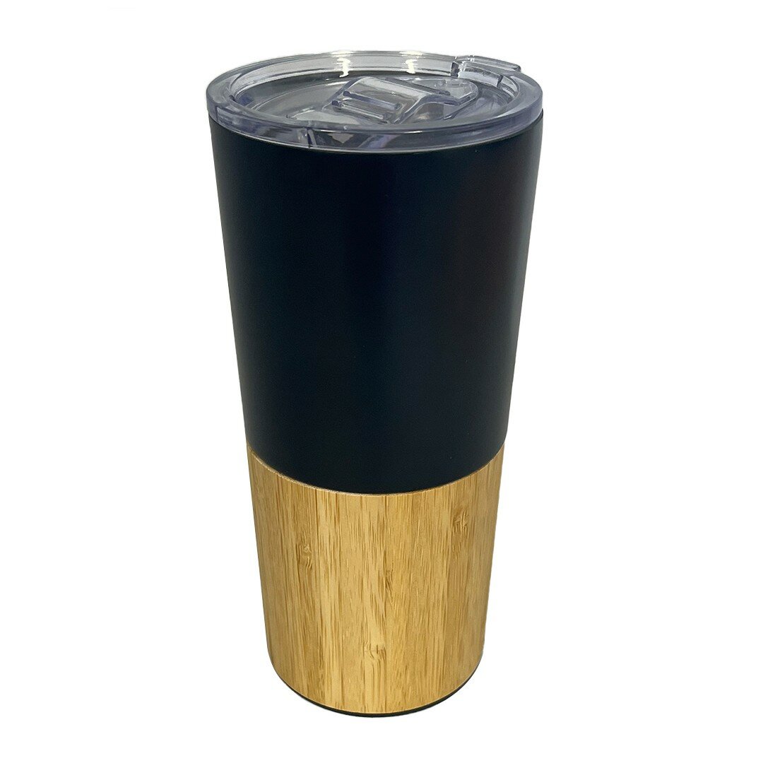 Mug isotherme recyclé RCS finition bambou Environnement & Nature Mug isotherme recyclé RCS finition bambou Environnement & Nature
