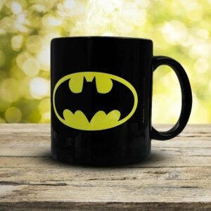 Mug Noir Batman Logo Chauve-Souris