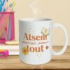 Mug Paillettes ATSEM Merci pour Tout