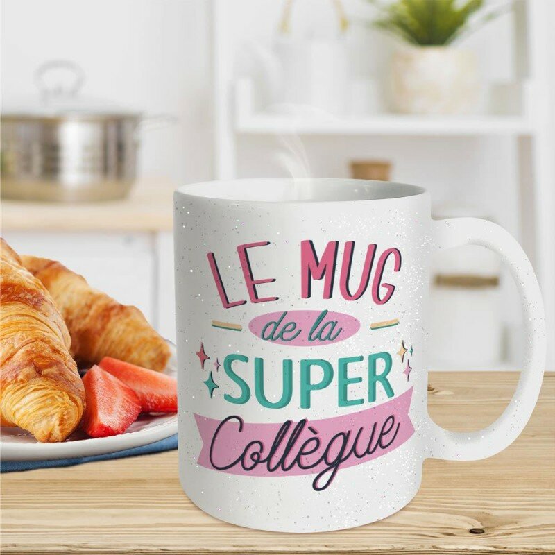 Mug Paillettes de la Super Collègue Mug Paillettes de la Super Collègue