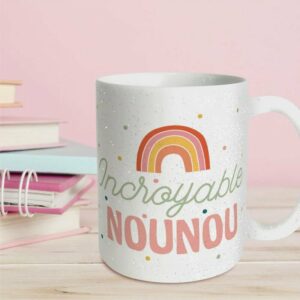Mug Paillettes Incroyable Nounou