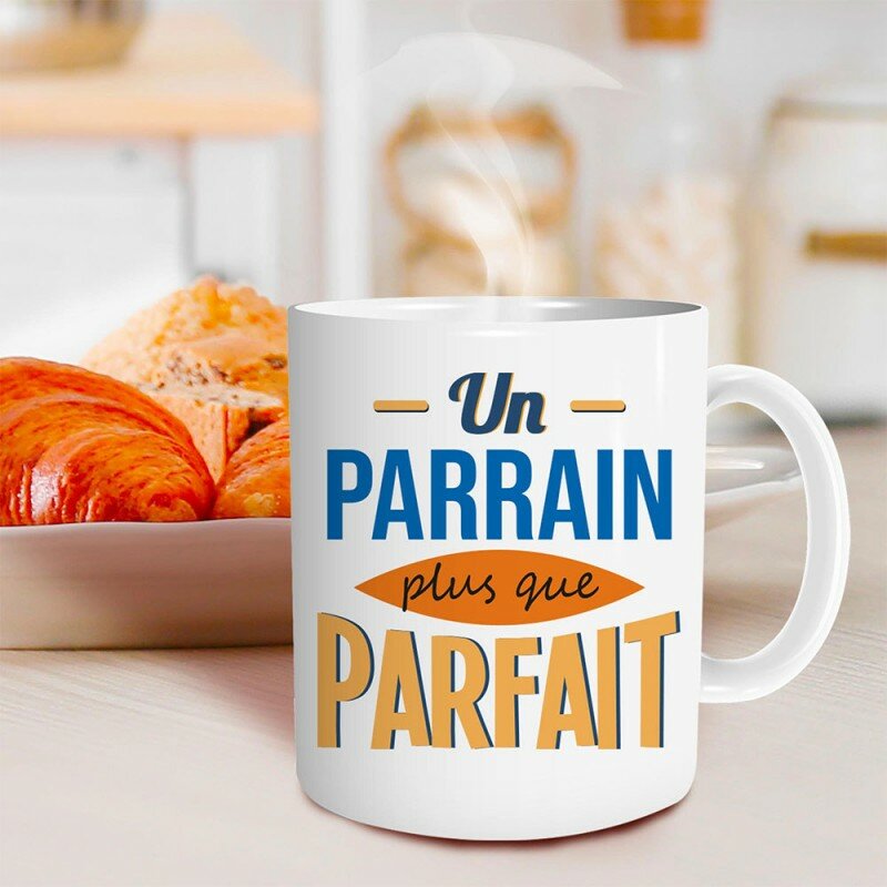 Mug Parrain - Un Parrain Plus que Parfait Mug Parrain - Un Parrain Plus que Parfait