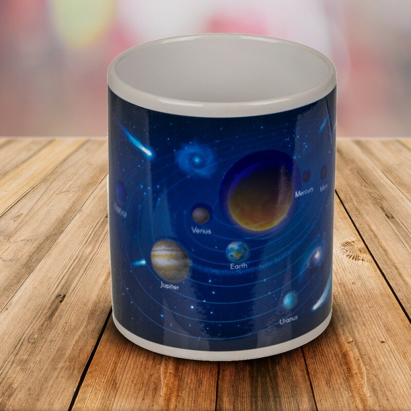 Mug Thermoréactif Système Solaire Mug Thermoréactif Système Solaire