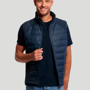 Bodywarmer hybride softshell et doudoune Omega – vue 2