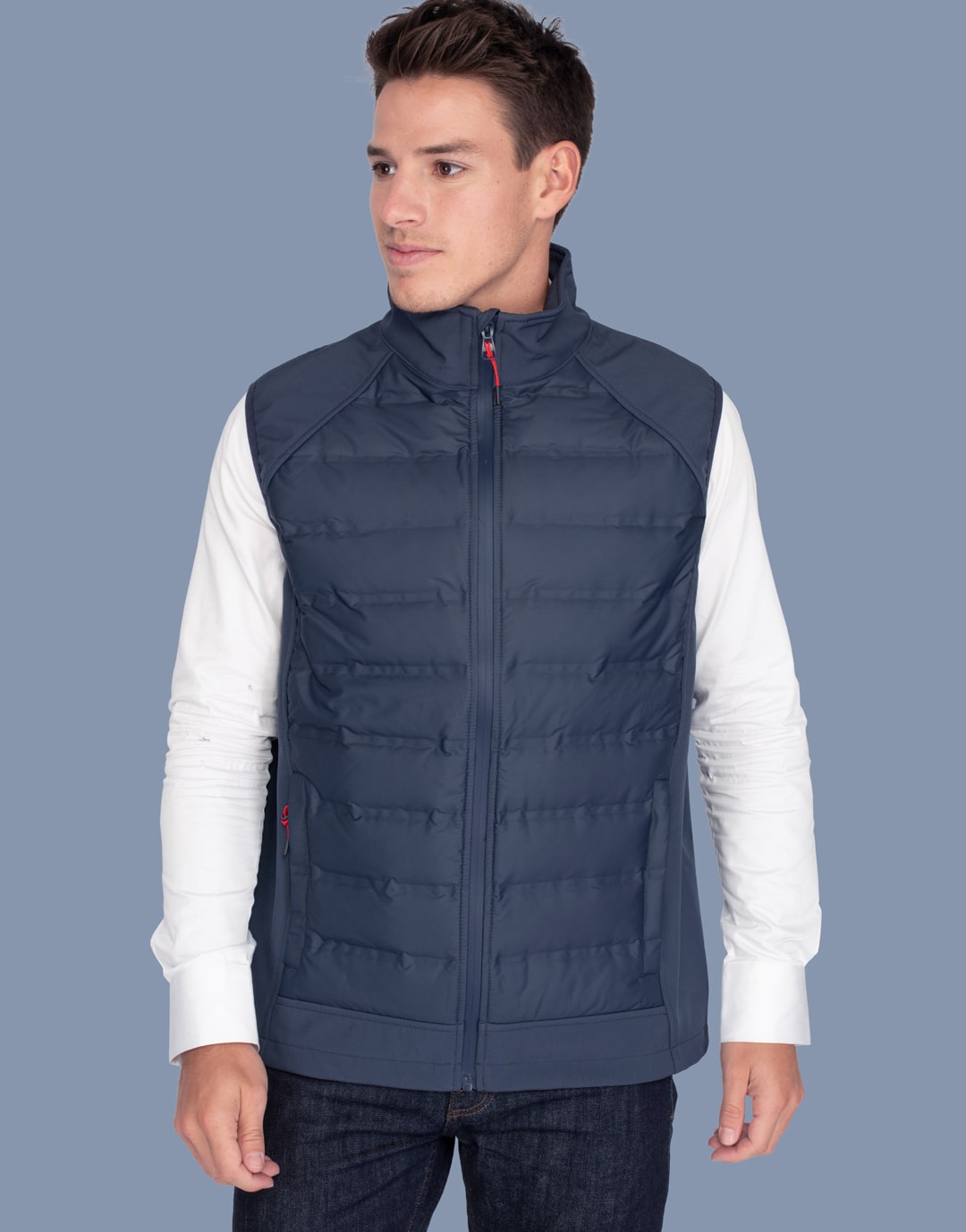 Bodywarmer hybride softshell et doudoune Omega Bodywarmer hybride softshell et doudoune Omega – vue 4