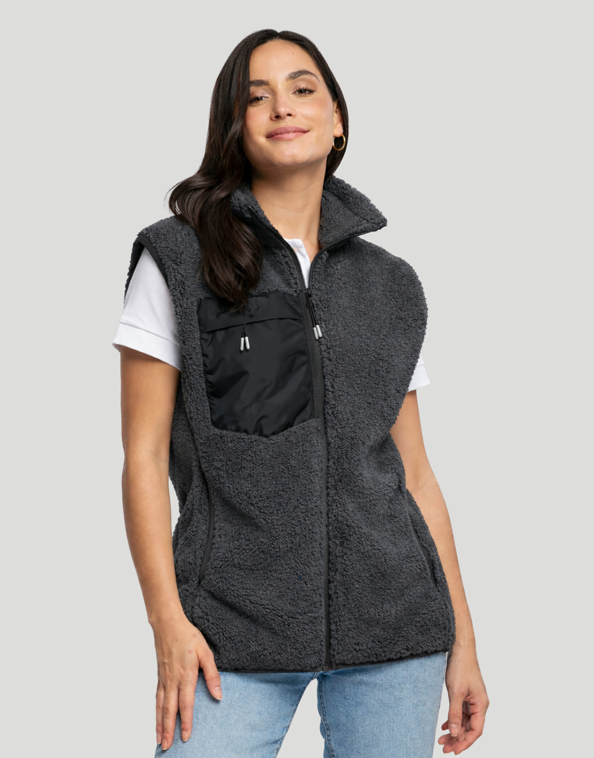 Bodywarmer sherpa femme Onka Bodywarmer sherpa femme Onka – vue 4