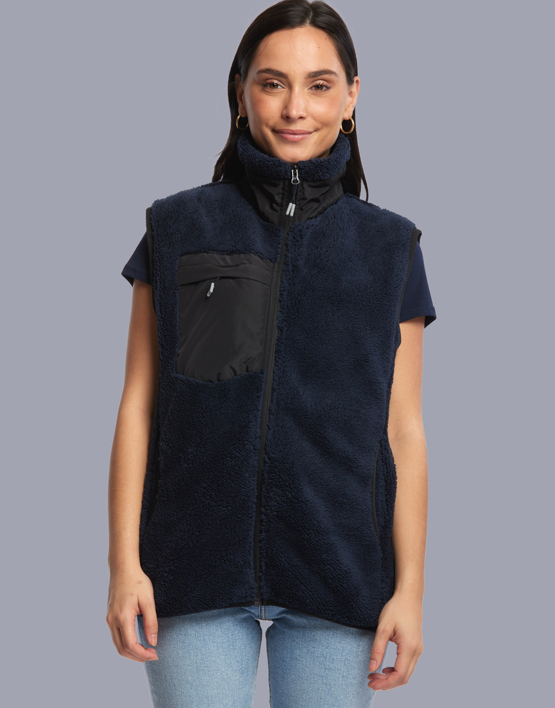 Bodywarmer sherpa femme Onka Bodywarmer sherpa femme Onka – vue 5