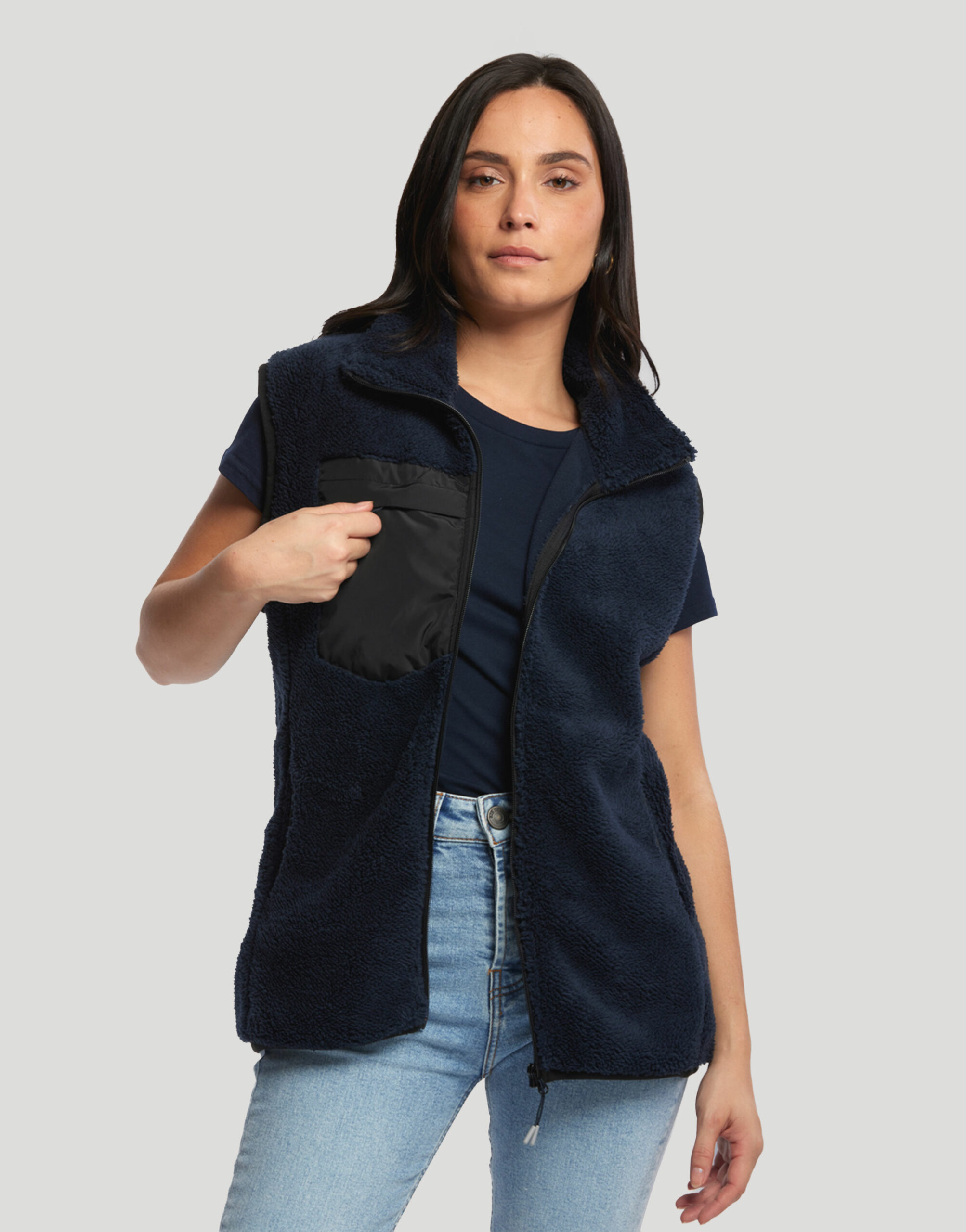 Bodywarmer sherpa femme Onka Bodywarmer sherpa femme Onka – vue 2