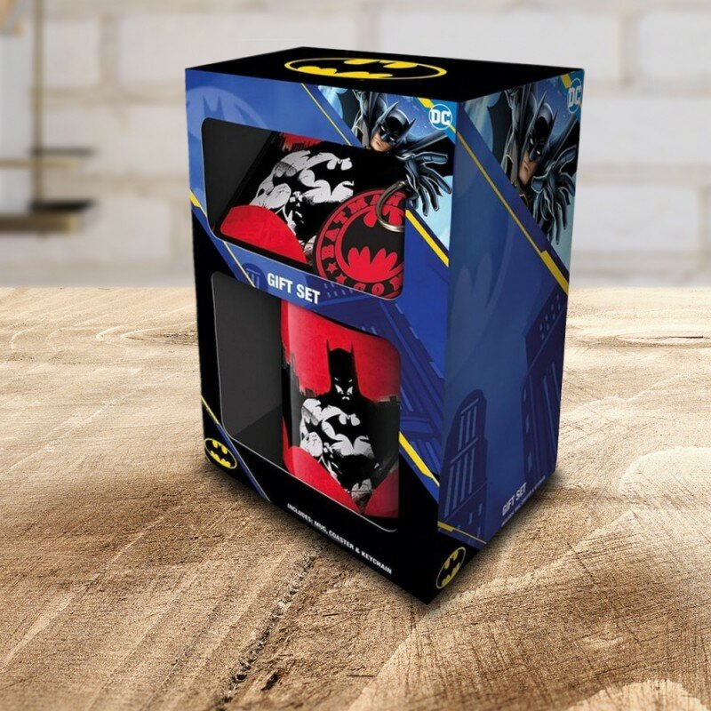 Pack Batman Red - Tasse, Sous-Verre et Porte-Clés Pack Batman Red - Tasse, Sous-Verre et Porte-Clés