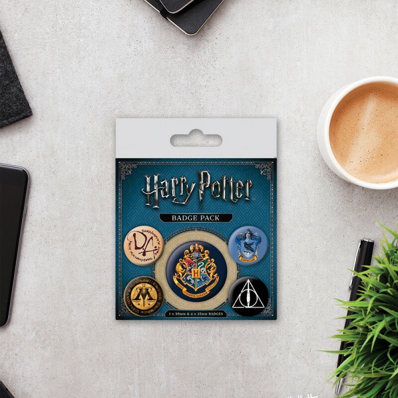Pack de 5 Badges Harry Potter Poudlard Pack de 5 Badges Harry Potter Poudlard