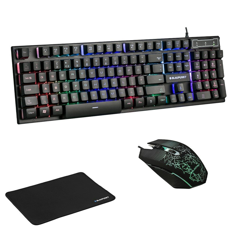 Pack gaming 3 en 1 QWERTY Blaupunkt Pack gaming 3 en 1 QWERTY Blaupunkt