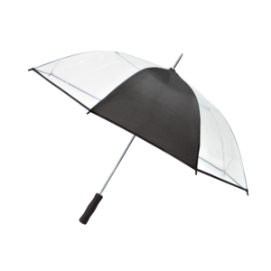 Parapluie transp. 23" auto.