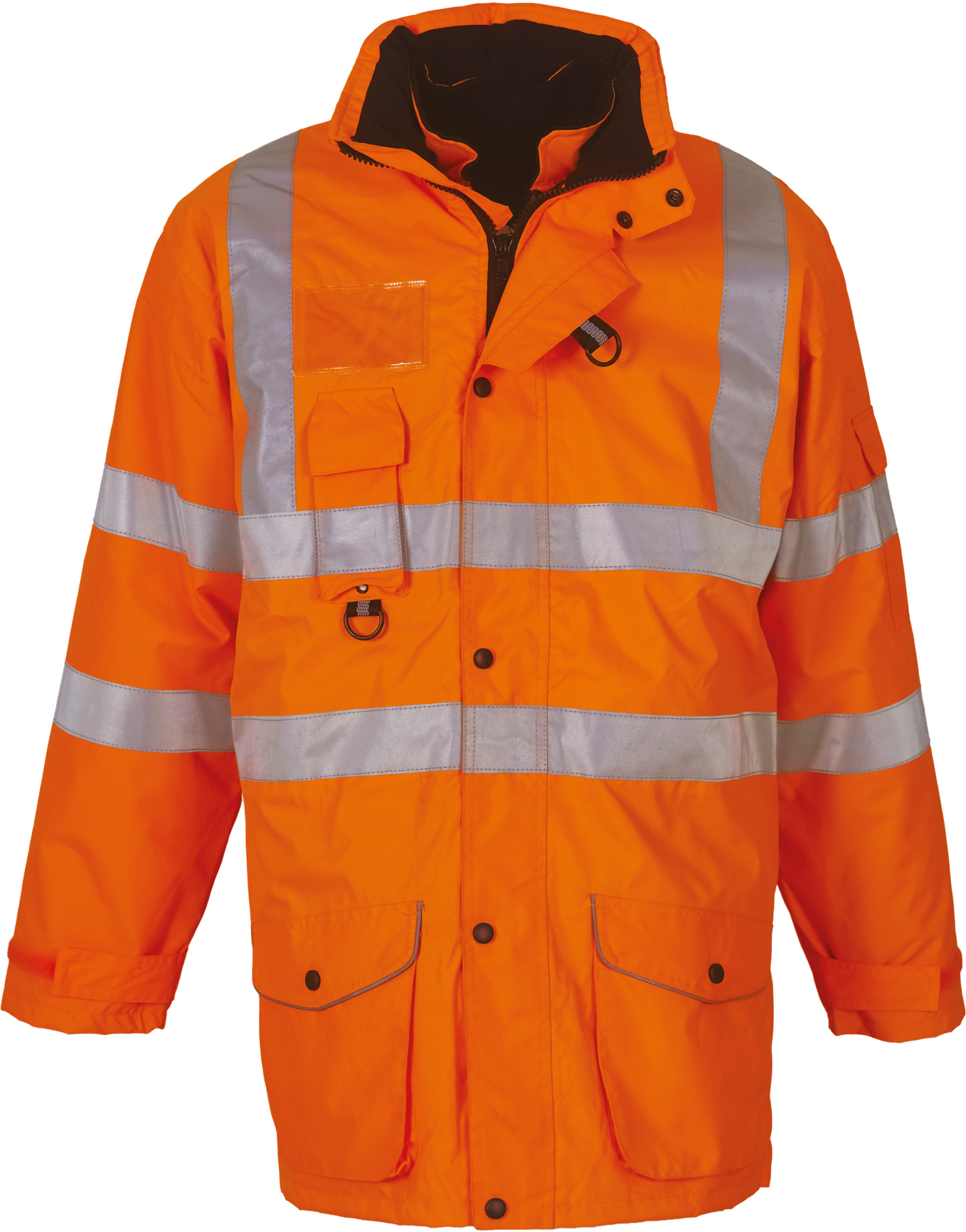 Parka de sécurité haute visibilité 7 en 1 Yoko YHVP711 Parka de sécurité haute visibilité 7 en 1 Yoko YHVP711