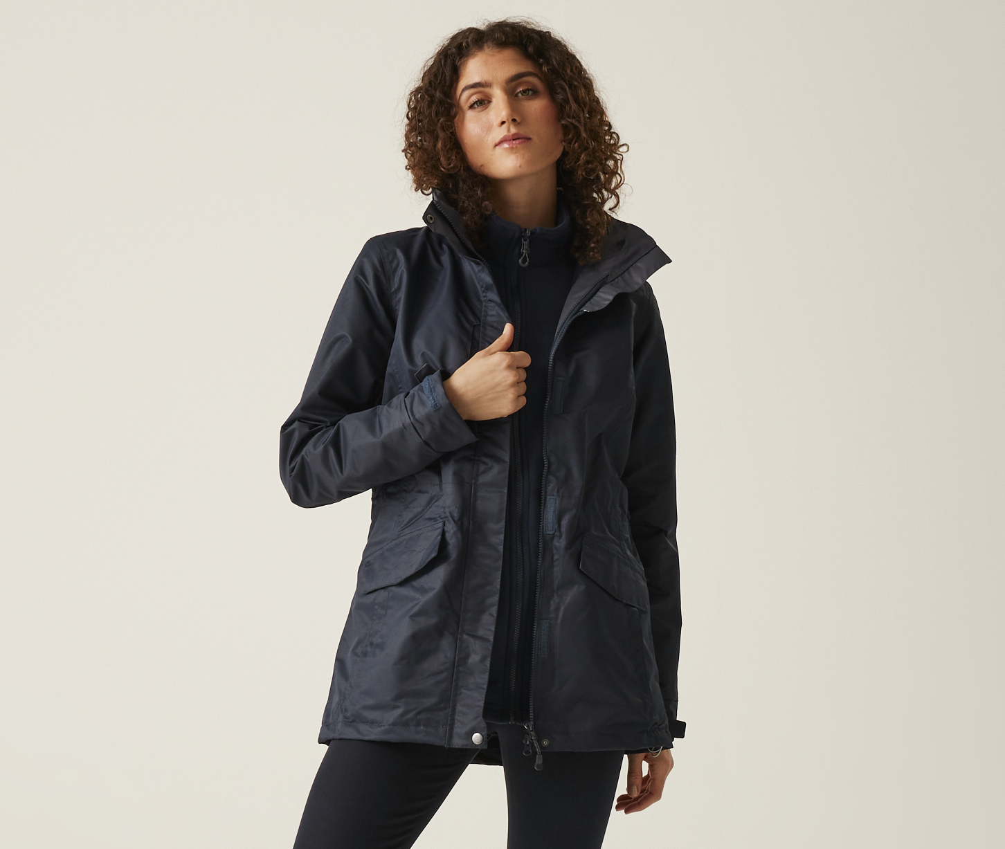 Parka femme 3 en 1 respirante Regatta Womens Benson III Parka femme 3 en 1 respirante Regatta Womens Benson III