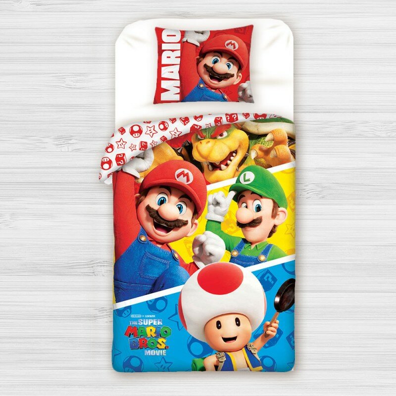 Parure de Lit Personnages Super Mario Bros Nintendo Parure de Lit Personnages Super Mario Bros Nintendo