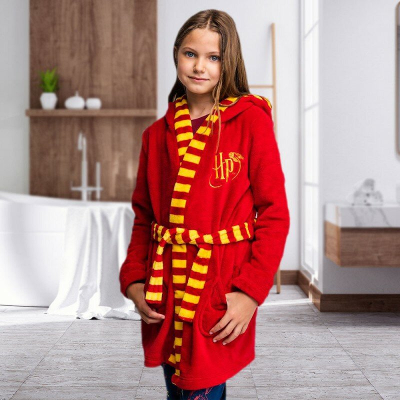 Peignoir Enfant Harry Potter Rouge et Jaune - Lot de 8 Peignoir Enfant Harry Potter Rouge et Jaune - Lot de 8