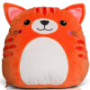 Peluche chat Mumbles Squidgy Ginger Cat