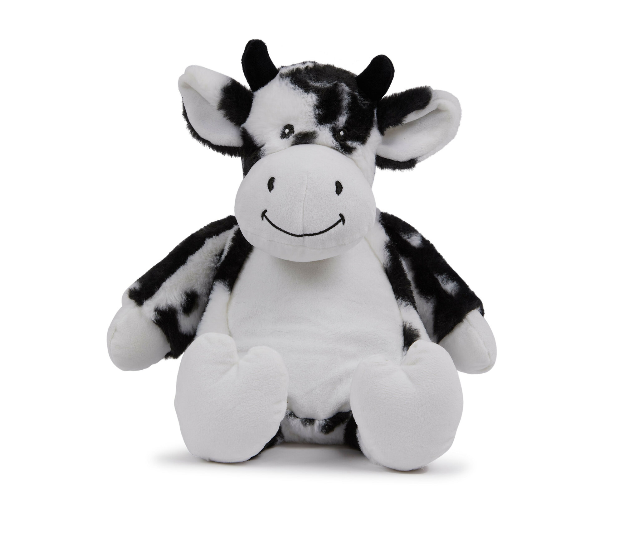Peluche vache blanche et noire Mumbles Zipppie Black And White Cow Peluche vache blanche et noire Mumbles Zipppie Black And White Cow