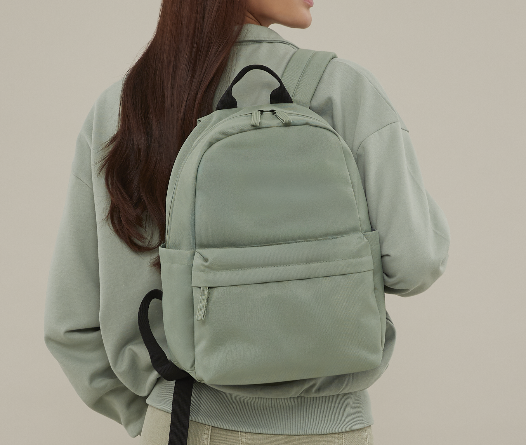 Petit sac à dos en polyester recyclé Bag Base Premium Recycled Mini Backpack Petit sac à dos en polyester recyclé Bag Base Premium Recycled Mini Backpack