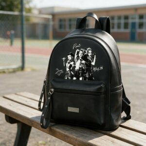 Petit Sac à Dos Vintage KPop Demon Hunters en Cuir PU