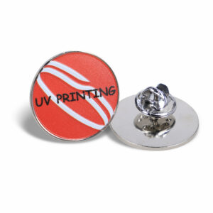 Pin's base fer estampé - impression UV