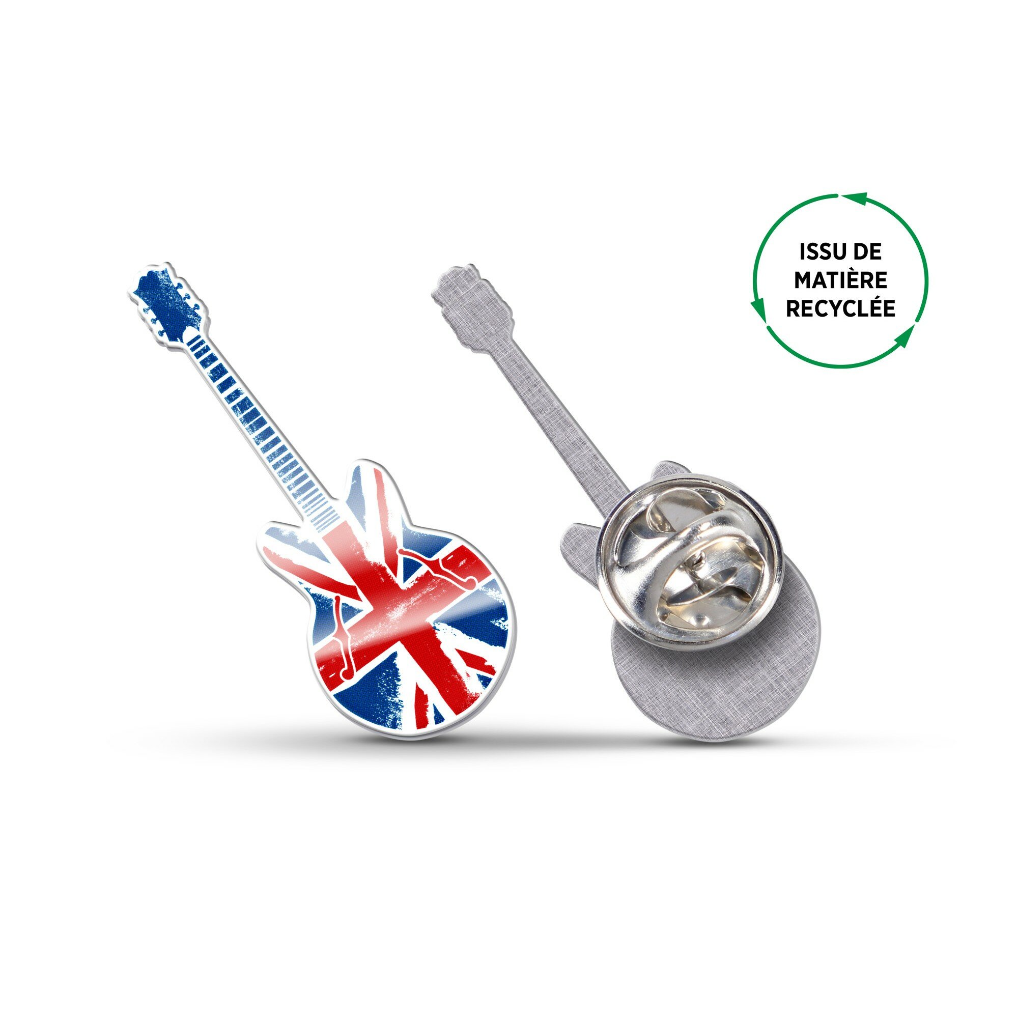 Pin's marquage quadri - inox recyclé Pin's marquage quadri - inox recyclé