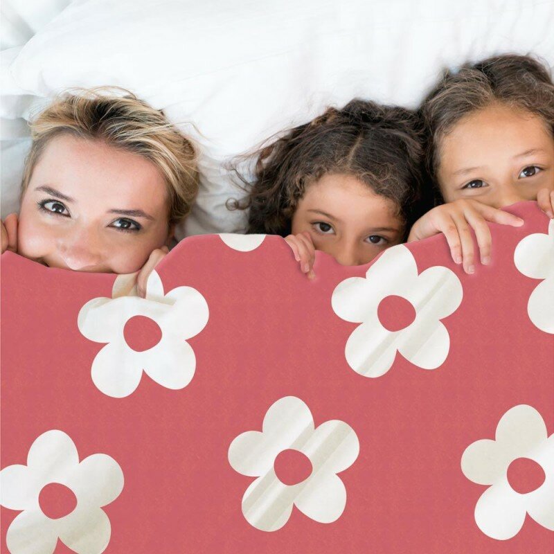 Plaid Fleuri Maman Parfaite