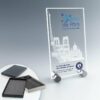 Plaque en verre 15 cm personnalisée
