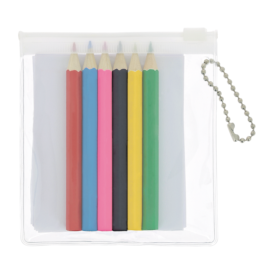 Pochette 6 crayons couleurs Pochette 6 crayons couleurs