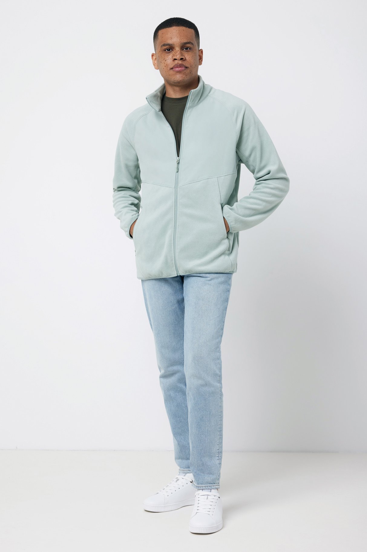 Polaire à zip en polyester recyclé IQONIQ Talung Polaire à zip en polyester recyclé IQONIQ Talung