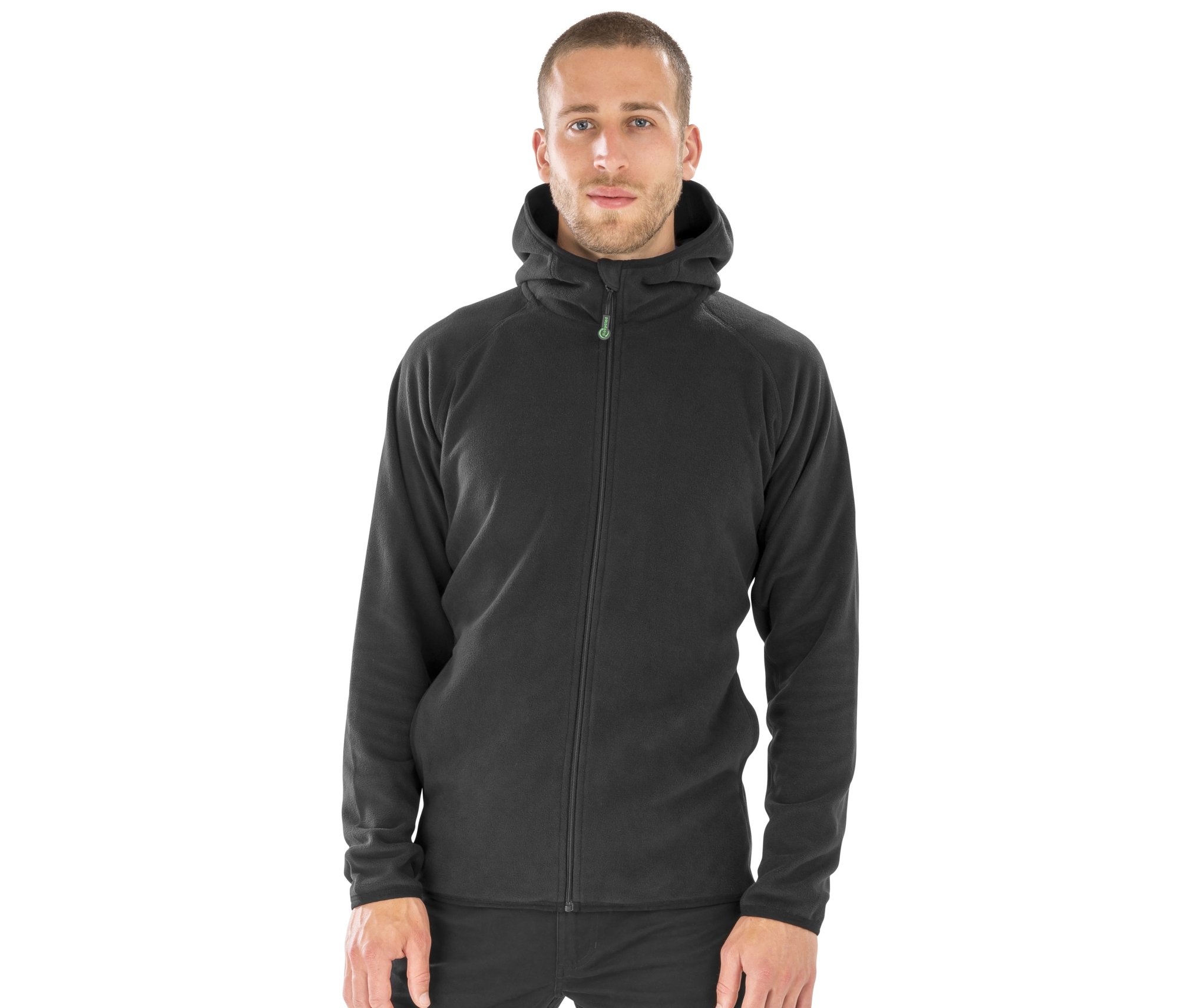 Polaire capuche en polyester recyclé Result Hooded Recycled Microfleece Jacket Polaire capuche en polyester recyclé Result Hooded Recycled Microfleece Jacket