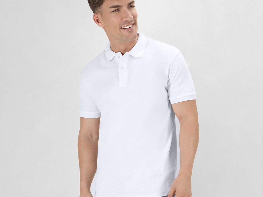 Polo adulte blanc Koupan Polo adulte blanc Koupan