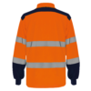 Polo bicolore manches longues haute visibilité Yoko YHVJ330