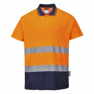 Polo coton bicolore Portwest S174