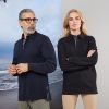 Polo coton émerisé manches longues Front Row Emerized Rugby Shirt