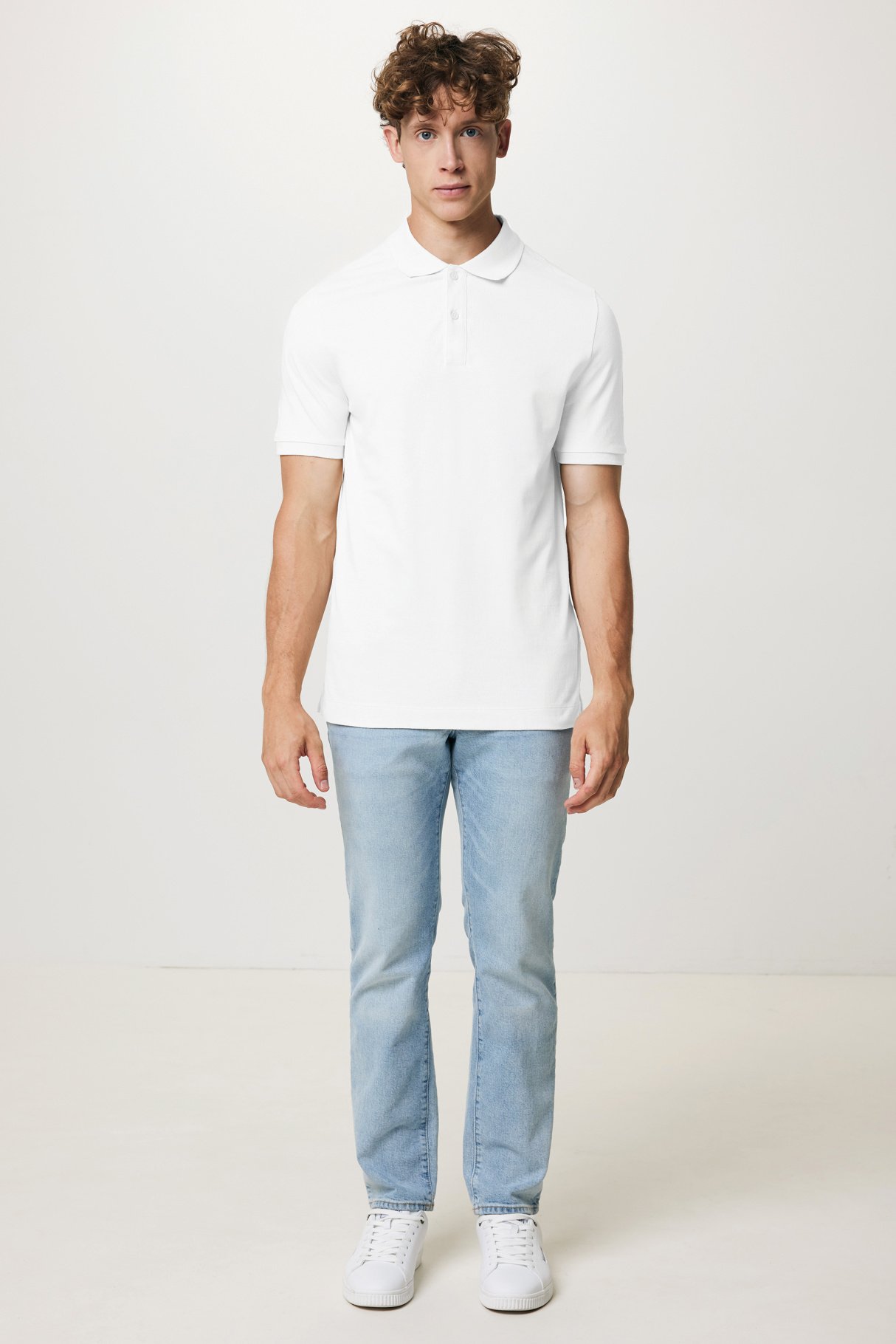Polo en coton piqué et recyclé IQONIQ Yosemite Polo en coton piqué et recyclé IQONIQ Yosemite