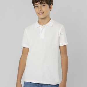 Polo enfant blanc Charles