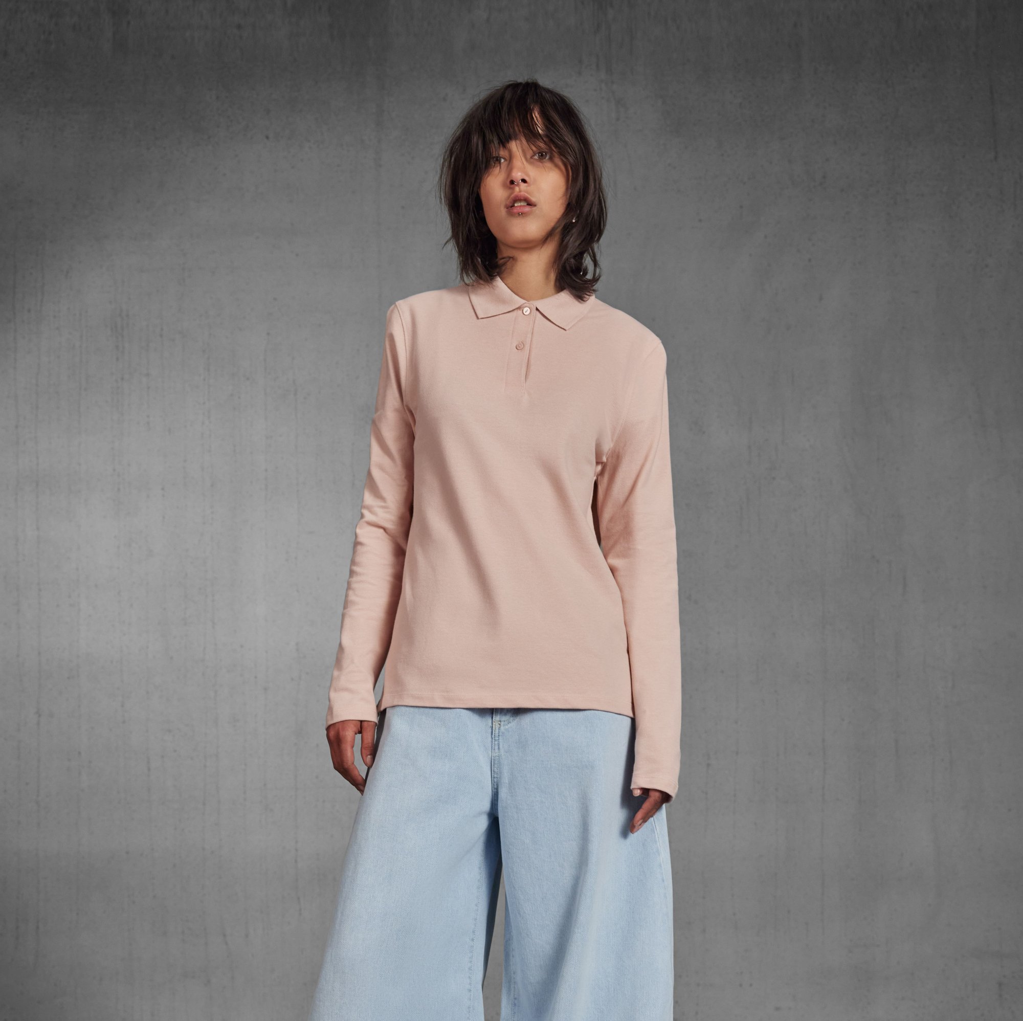 Polo femme manches longues 210 B&c My Lsl /women Polo femme manches longues 210 B&c My Lsl /women