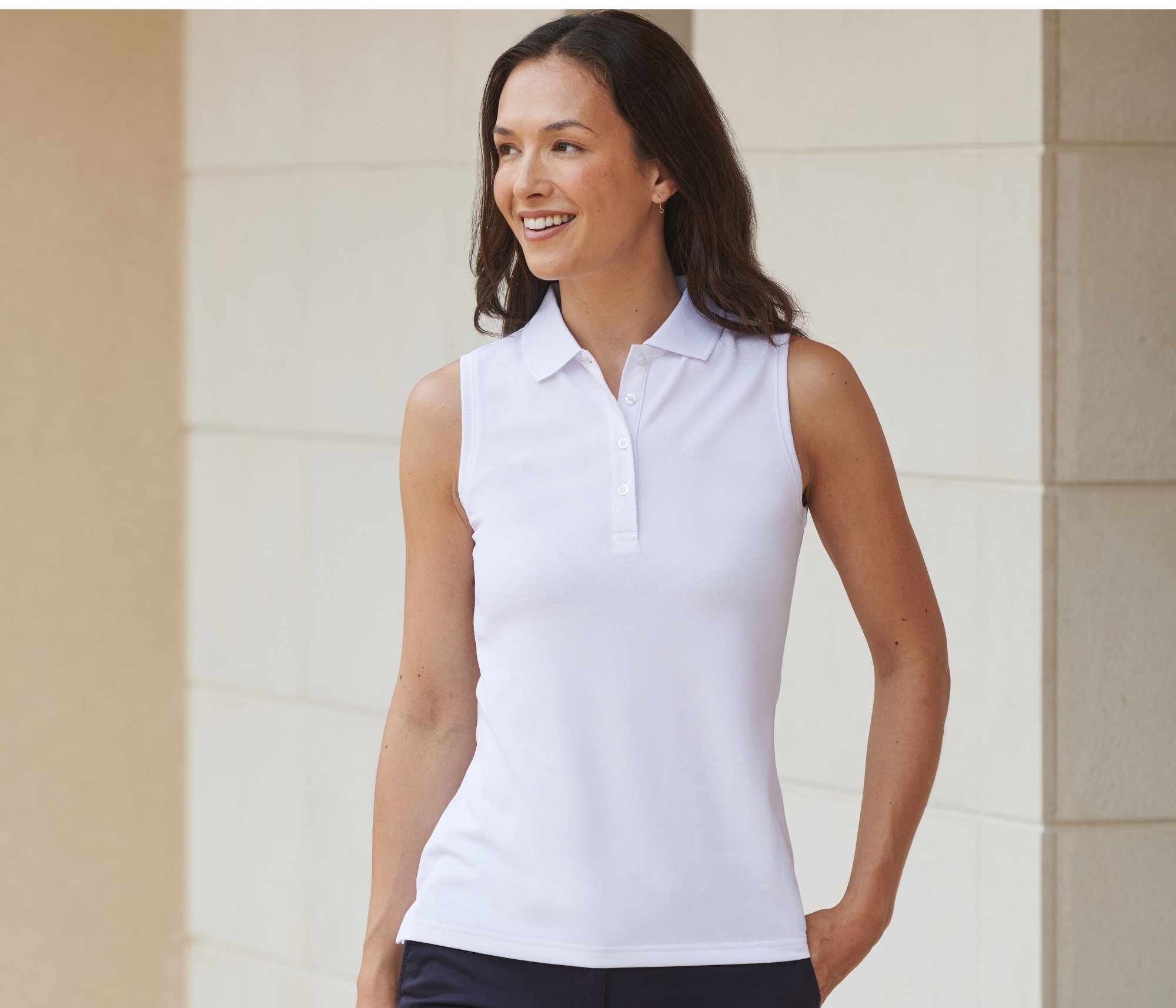 Polo femme sans manches Henbury Ladies' Sleeveless Coolplus® Shirt Polo femme sans manches Henbury Ladies' Sleeveless Coolplus® Shirt