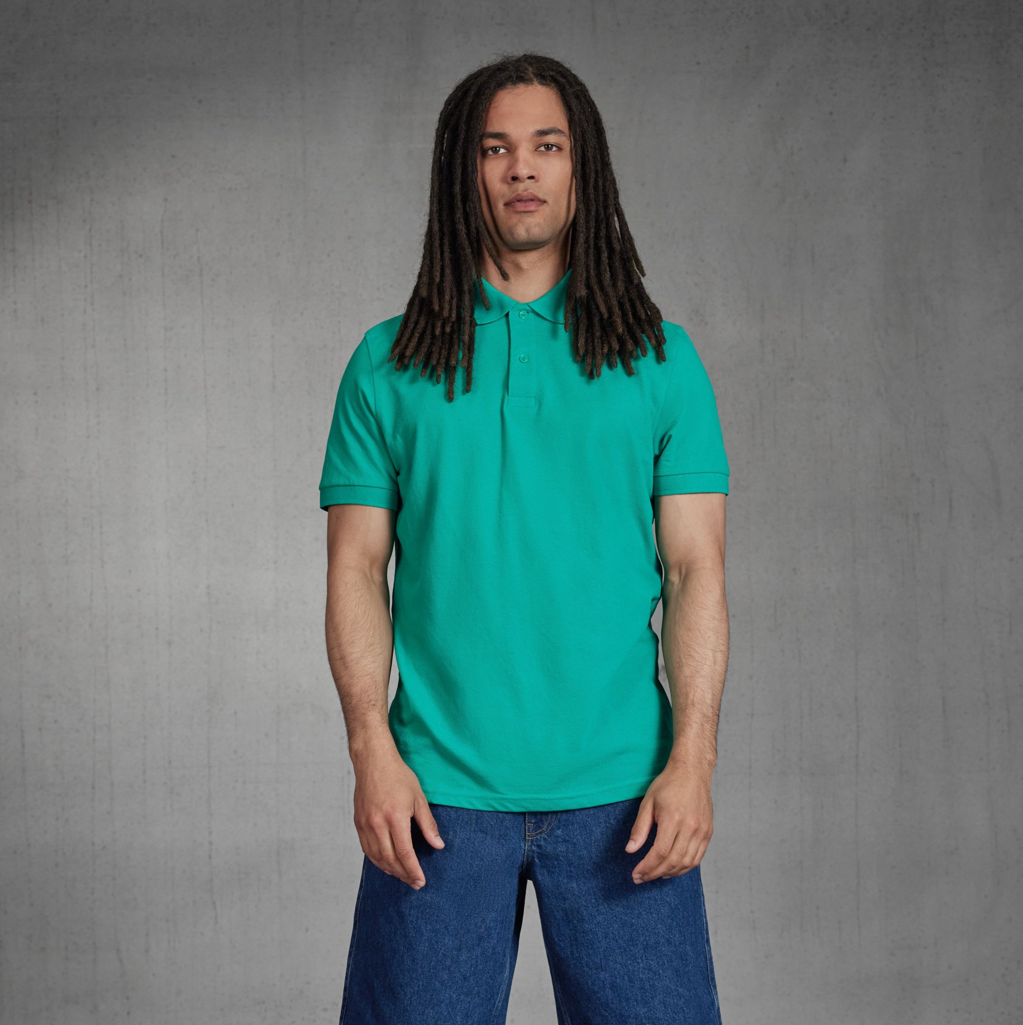 Polo homme 65/35 en polyester recyclé B&c My Eco Polo homme 65/35 en polyester recyclé B&c My Eco