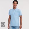 Polo homme stretch Russell Men's Fitted